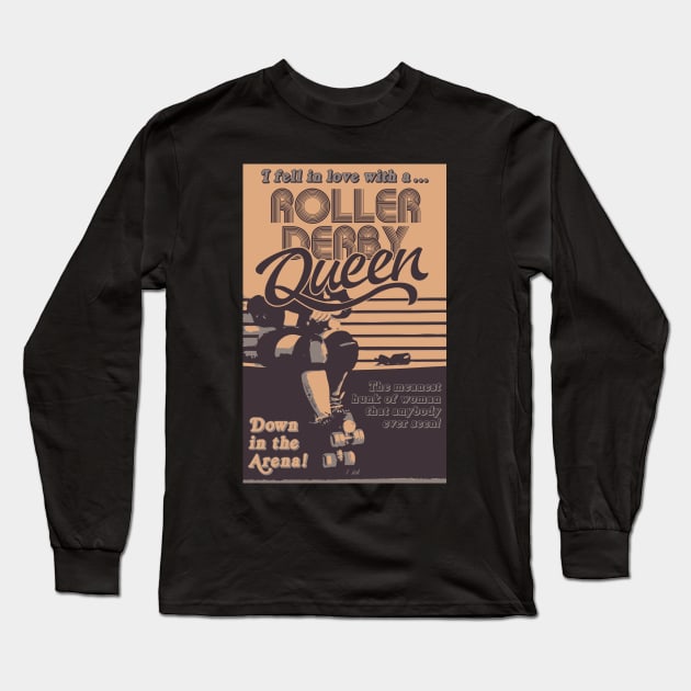 Jim Croce - Roller Derby Queen Long Sleeve T-Shirt by BBurn_Art